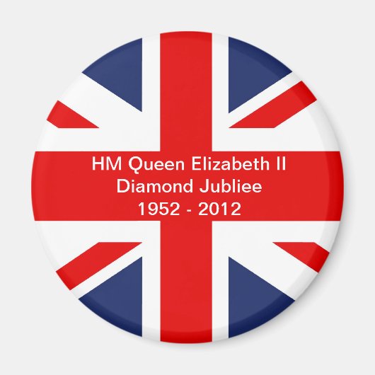 Aimant Drapeau Union Jack - Royaume-Uni (Devant)