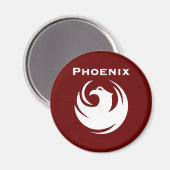 Aimant Drapeau urbain de Phoenix (Recto/Verso)
