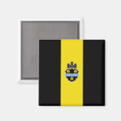 Aimant Drapeau urbain de Pittsburgh (Pennsylvanie) (Recto/Verso)