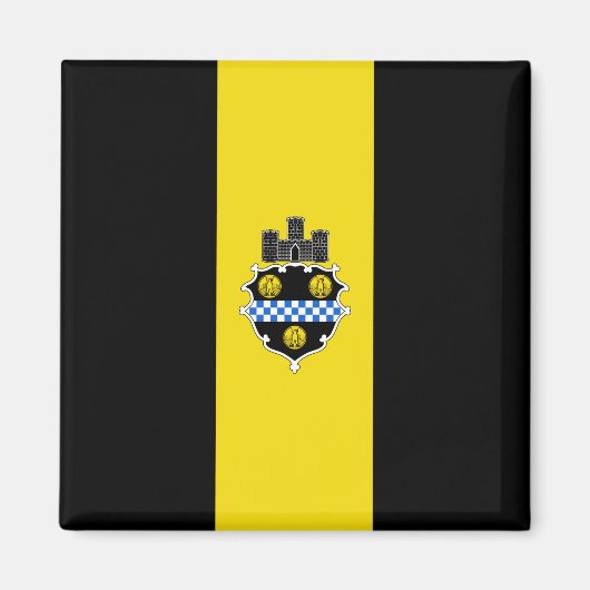 Aimant Drapeau urbain de Pittsburgh (Pennsylvanie) (Devant)