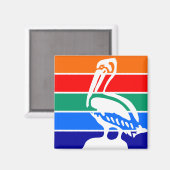 Aimant Drapeau urbain de Saint-Pétersbourg (Floride) (Recto/Verso)