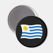 Aimant Drapeau Uruguayen (Recto/Verso)