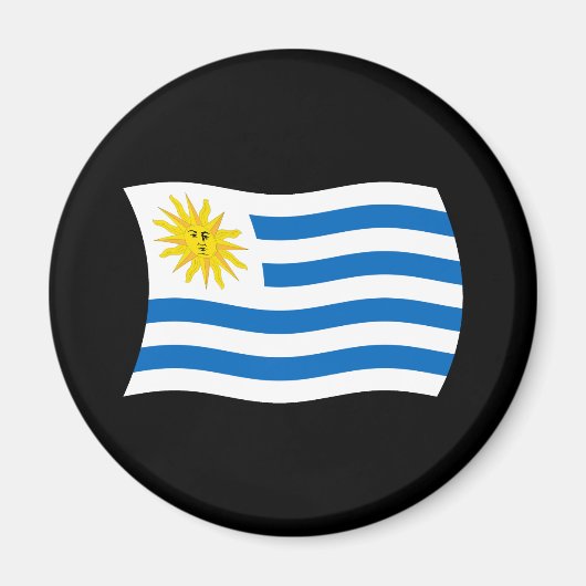 Aimant Drapeau Uruguayen (Devant)