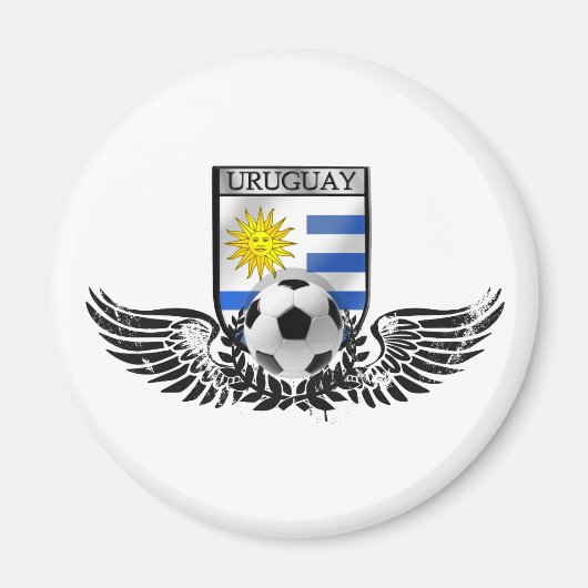 Aimant Drapeau uruguayen de football (Devant)