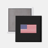 Aimant Drapeau Usa Patch Poitrine Bannière étoilée Améric (Recto/Verso)
