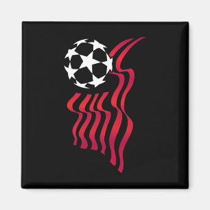 Aimant Drapeau Usa Patriotique Amoureux De Football Pour