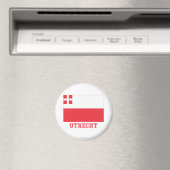 Aimant Drapeau Utrecht avec nom (In Situ (Lave-vaisselle))