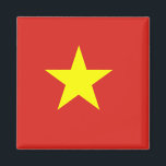 Aimant Drapeau vietnamien<br><div class="desc">Produits World Flag personnalisables - N'hésitez pas à ajouter votre propre texte.</div>
