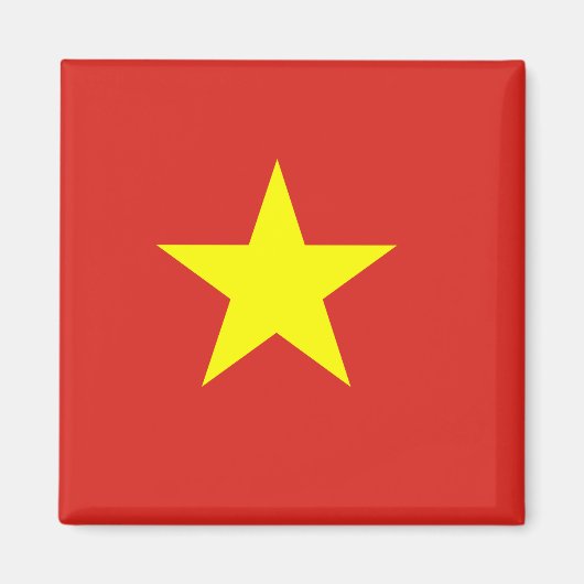 Aimant Drapeau vietnamien (Devant)