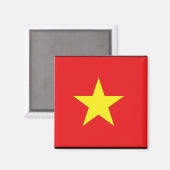 Aimant Drapeau vietnamien (Recto/Verso)