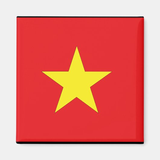 Aimant Drapeau vietnamien (Devant)