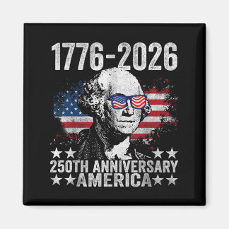 Aimant Drapeau Vintage 250 Ans Américain 1776 2026 250ème