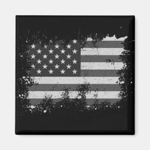 Aimant Drapeau vintage des États-Unis déprimé 4 juillet p