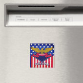 Aimant Drapeau Virginia USA (In Situ (Lave-vaisselle))