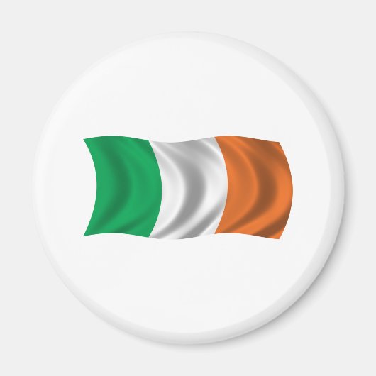 Aimant Drapeau Wavy Irlande (Devant)