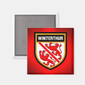Aimant Drapeau Winterthur (Recto/Verso)