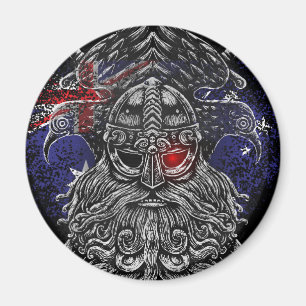 Aimant Drapeaux australiens mythologie viking épées corbe