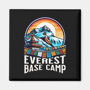 Aimant Drapeaux de prière du camp de base de l'Everest Né