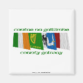 Aimant Drapeaux du comté de Galway (Devant)