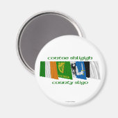 Aimant Drapeaux du comté de Sligo (Recto/Verso)
