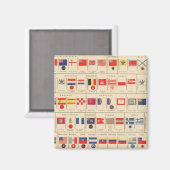 Aimant Drapeaux, insignes (Recto/Verso)