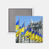 Aimant Drapeaux ukrainiens (Recto/Verso)