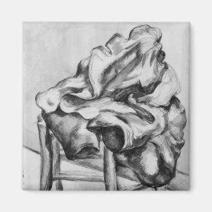 Aimant Draperie de Paul Cezanne   sur une chaise,