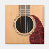 Aimant Dreadnoud Acoustique 6 cordes Guitare (Devant)