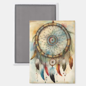 Aimant Dream Catcher Art (Recto/Verso)