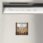 Aimant Dreamcatcher, Desert Canyons, Cacti (In Situ (Lave-vaisselle))