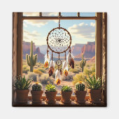 Aimant Dreamcatcher, Desert Canyons, Cacti   (Devant)