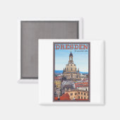 Aimant Dresde - Frauenkirche (Recto/Verso)