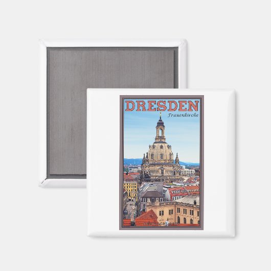 Aimant Dresde - Frauenkirche (Recto/Verso)