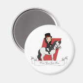 Aimant Dressage de cavalier (Recto/Verso)