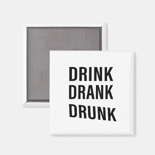 Aimant drinker dit drôle (Recto/Verso)