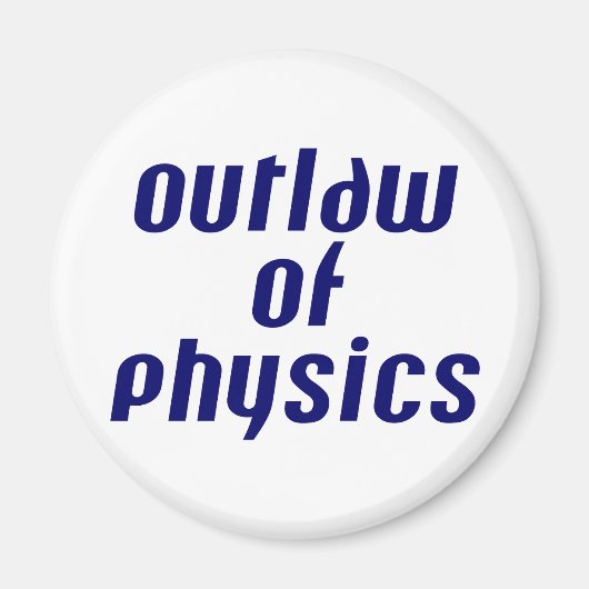 Aimant Droit de la physique (Devant)