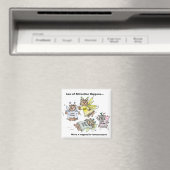 Aimant Droit de l'attraction magnétique du dessin animé (In Situ (Lave-vaisselle))
