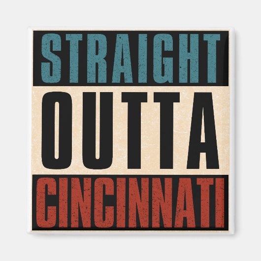 Aimant Droit devant Cincinnati Ohio OH (Devant)