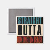 Aimant Droit devant Huntington Beach Californie CA (Recto/Verso)