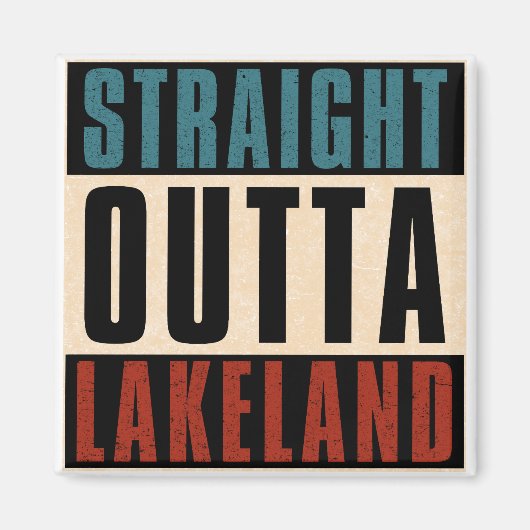 Aimant Droit devant Lakeland Floride FL (Devant)