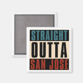Aimant Droit devant San Jose California CA USA (Recto/Verso)