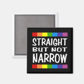 Aimant droit mais pas étroit - Carré (Recto/Verso)