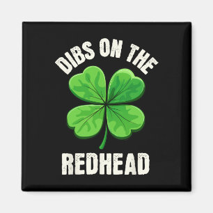 Aimant Droit sur la rousse Drôle de St-Patrick irlandais 