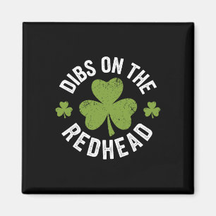 Aimant Droit sur la rousse Drôle de St-Patrick irlandais 