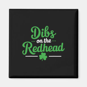 Aimant Droit sur la rousse Drôle de St-Patrick irlandais