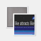 Aimant Droit universel de l'attraction magnétique (Recto/Verso)