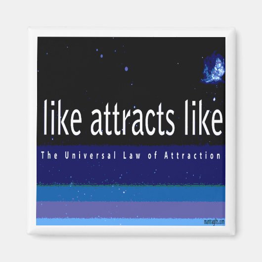 Aimant Droit universel de l'attraction magnétique (Devant)