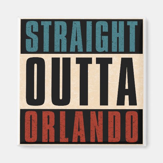 Aimant Droite en périphérie de Orlando Floride FL (Devant)