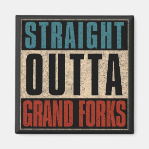 Aimant Droite Outta Grand Forks North Dakota ND