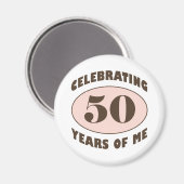 Aimant Drôle 50e anniversaire cadeaux (Recto/Verso)